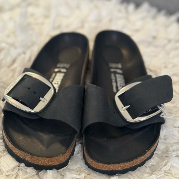 Birkenstock Madrid Big Buckle Slide Sandal - Picture 2 of 3